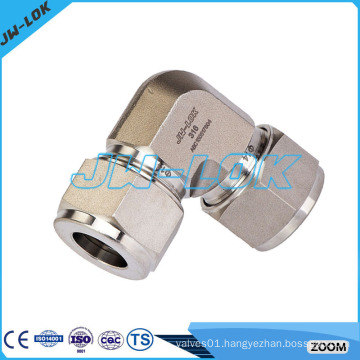 Double Ferrule Elbow Union Compression Fittings